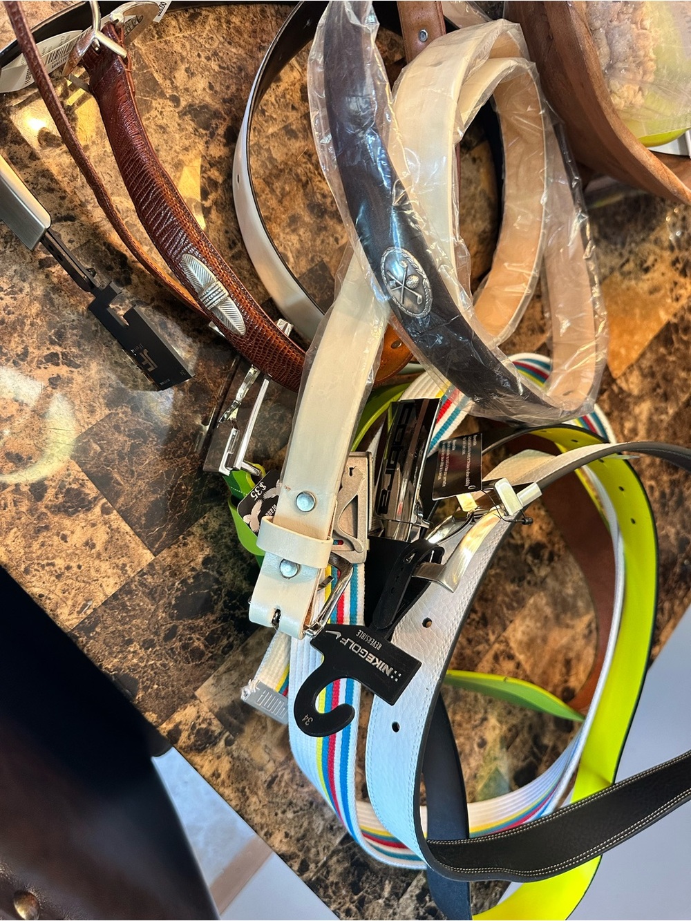 Assorted Men’s Golf Belts, Many NWT